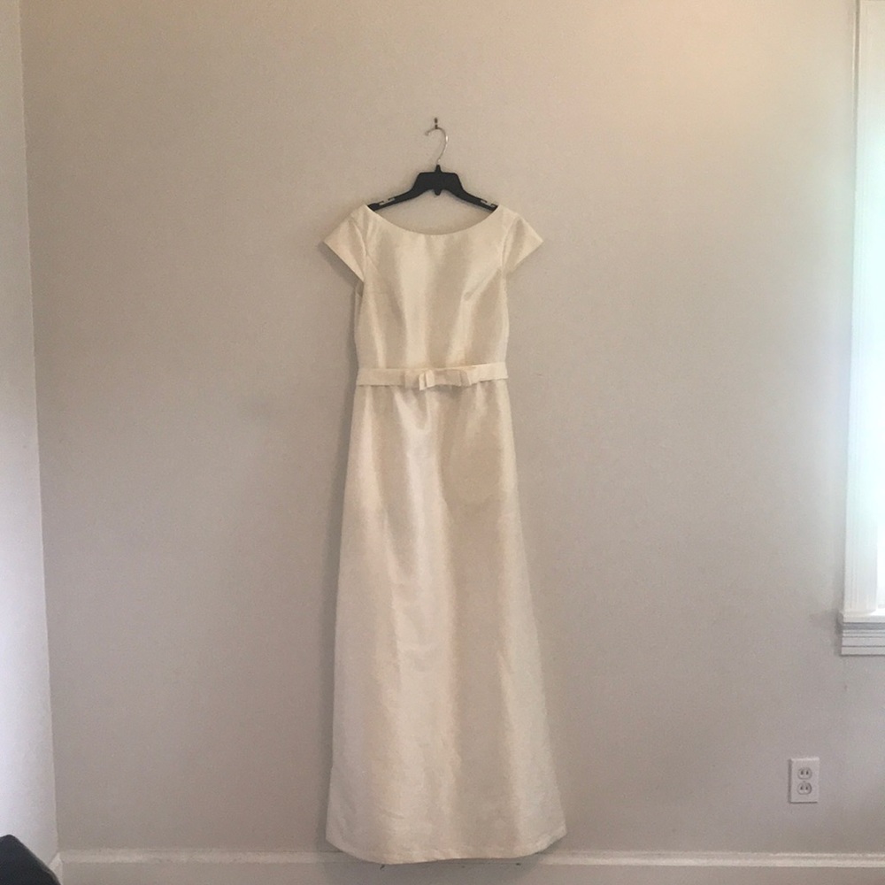 Alfred Sung Dupioni Bridesmaid Dress